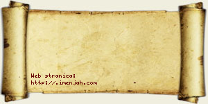 Jakov Glavšić vizit kartica